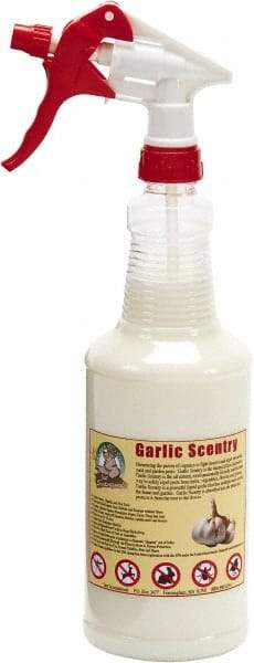 Bare Ground Solutions - Garlic Scentry Quart Bottle Premixed w/ Trigger Sprayer to repel unwanted animals - Garlic Scentry harnesses the power of organics to fight insects and repel unwanted yard and garden pests. - USA Tool & Supply