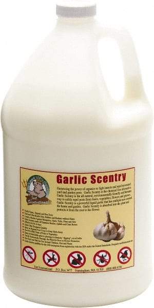 Bare Ground Solutions - Garlic Scentry Gallon Bottle Ready to Use Premixed to repel unwanted animals - Garlic Scentry harnesses the power of organics to fight insects and repel unwanted yard and garden pests. - USA Tool & Supply