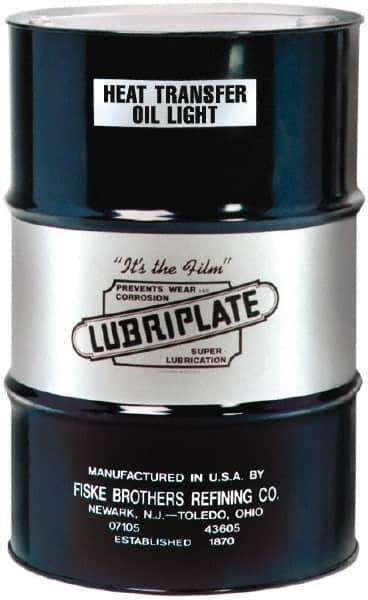 Lubriplate - 55 Gal Drum, Mineral Heat Transfer Oil - SAE 20, ISO 68, 9 cSt at 100°C, 60 cSt at 40°C - USA Tool & Supply