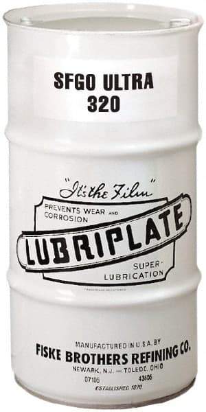 Lubriplate - 16 Gal Drum, Synthetic Gear Oil - 10°F to 420°F, 1557 SUS Viscosity at 100°F, 161 SUS Viscosity at 210°F, ISO 320 - USA Tool & Supply