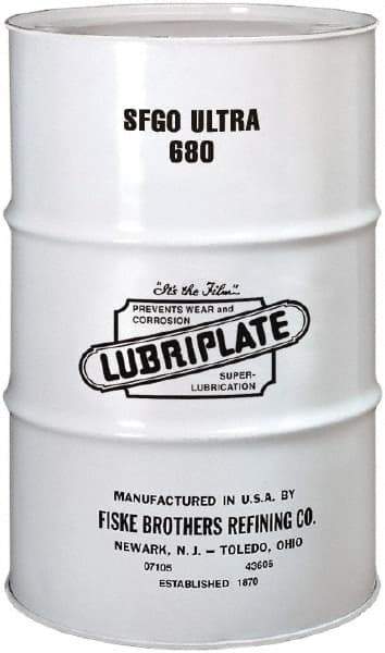 Lubriplate - 55 Gal Drum, Synthetic Gear Oil - 5°F to 400°F, 3289 SUS Viscosity at 100°F, 275 SUS Viscosity at 210°F, ISO 680 - USA Tool & Supply