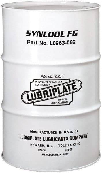 Lubriplate - 55 Gal Drum, ISO 46, SAE 20, Air Compressor Oil - 5°F to 430°, 41 Viscosity (cSt) at 40°C, 10 Viscosity (cSt) at 100°C - USA Tool & Supply