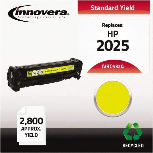 innovera - Yellow Toner Cartridge - Use with HP Color LaserJet CP2025 - USA Tool & Supply