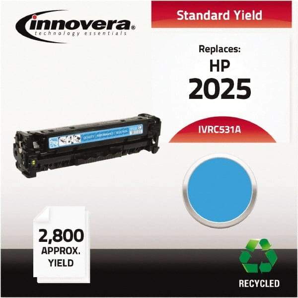 innovera - Cyan Toner Cartridge - Use with HP Color LaserJet CP2025 - USA Tool & Supply