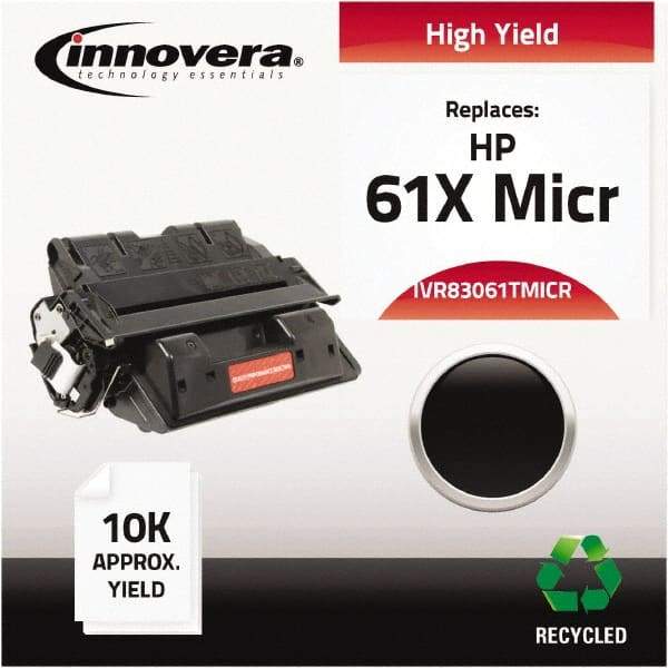 innovera - Black MICR Toner - Use with HP LaserJet 4100 - USA Tool & Supply