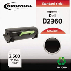 innovera - Black Toner Cartridge - Use with Dell B2360D, B2360DN, B3460DN, B3465DN, B3465DNF - USA Tool & Supply