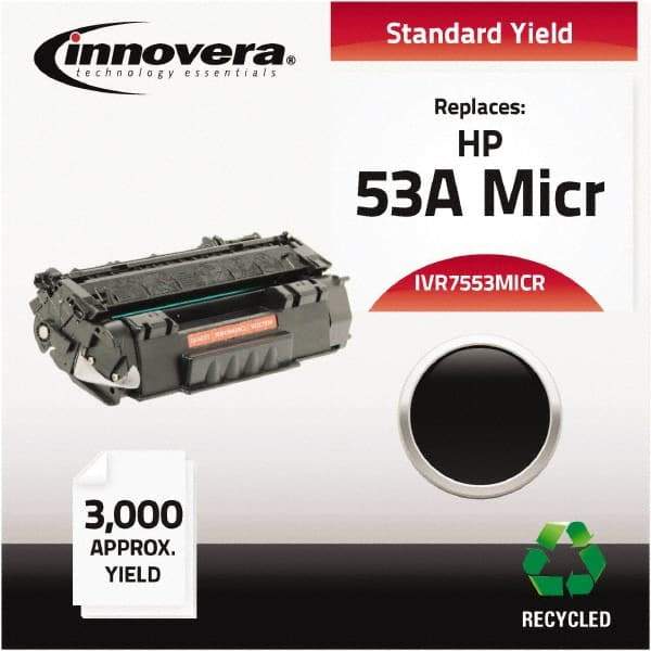 innovera - Black MICR Toner - Use with HP LaserJet P2015 - USA Tool & Supply