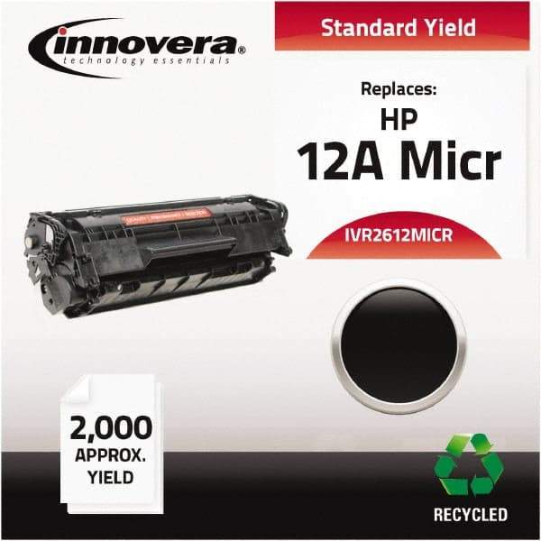 innovera - Black MICR Toner - Use with HP LaserJet 1010, 1012, 1015, 1020, 1022 - USA Tool & Supply