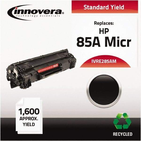 innovera - Black MICR Toner - Use with HP LaserJet Pro M1130, M1132MFP, M1134MFP, M1136MFP, M1137, M1138, M1139, M1210, M1212NF, HP Laser Jet Pro M1212F, M1213NF, M1214NFH, M1216NFH, M1217NFW, M1219NF, P1100, P1102, P1102W - USA Tool & Supply