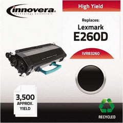 innovera - Black Toner Cartridge - Use with Lexmark E260D, E260DN, E360D, E360DN, E460DN, E460DW, E462DTN - USA Tool & Supply