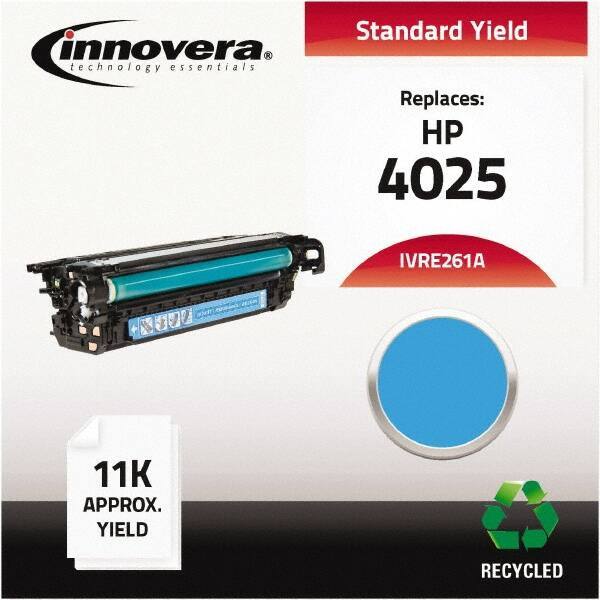 innovera - Cyan Toner Cartridge - Use with HP Color LaserJet Enterprise CP4025DN, CP4025N, CP4520, CP4525, CP4525DN, CP4525N, CP4525XH - USA Tool & Supply