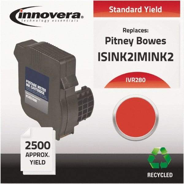 innovera - Red Ink Cartridge - Use with NeoPost IS280, Hasler IM280 - USA Tool & Supply