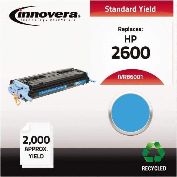 innovera - Cyan Toner Cartridge - Use with HP Color LaserJet 1600, 2600, CM1015 MFP, CM1017 MFP - USA Tool & Supply