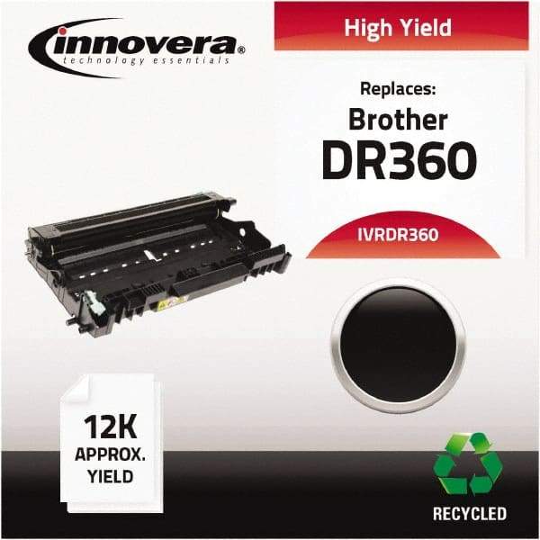 innovera - Black Drum Unit - Use with Brother DCP-7030, 7040, HL-2140, 2150N, 2170W, MFC-7320, 7340, 7345N, 7440N, 7840W - USA Tool & Supply