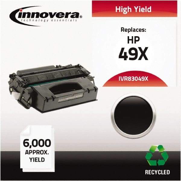 innovera - Black Toner Cartridge - Use with HP LaserJet 1320, 3390, 3392 - USA Tool & Supply