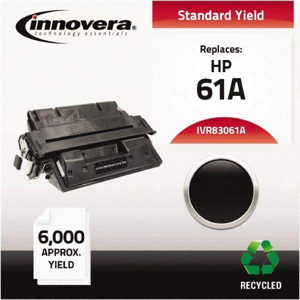 innovera - Black Toner Cartridge - Use with HP LaserJet 4100 - USA Tool & Supply