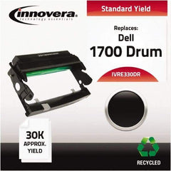 innovera - Black Drum - Use with Dell 1700, 1700N, 1710, 1710N, IBM, Lexmark E320, E322, E322N - USA Tool & Supply