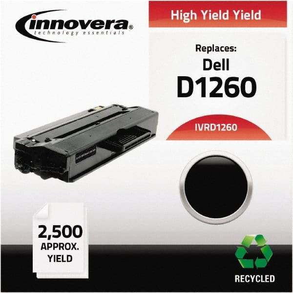 innovera - Black Toner Cartridge - Use with Dell B1260DN, B1265DNF, B1265DFW - USA Tool & Supply