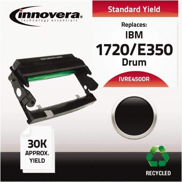 innovera - Black Drum - Use with Dell 1720, 1720DN, IBM, Lexmark E250D, E250DN, E350D, E352DN - USA Tool & Supply