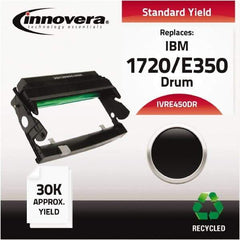 innovera - Black Drum - Use with Dell 1720, 1720DN, IBM, Lexmark E250D, E250DN, E350D, E352DN - USA Tool & Supply