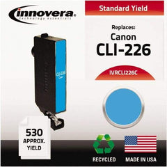 innovera - Cyan Inkjet Printer Cartridge - Use with Canon PIXMA iP4820, iX6520, MG5120, MG5220, MG6120, MG8120, MX882, MX892 - USA Tool & Supply