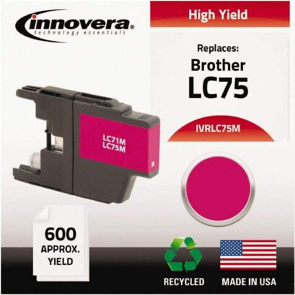 innovera - Magenta Inkjet Printer Cartridge - Use with Brother MFC-J6510DW, MFC-J6710DW, MFC-J6910DW, MFC-J825DW, MFC-J835DW - USA Tool & Supply