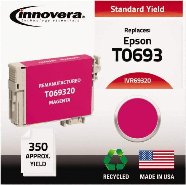 innovera - Magenta Inkjet Printer Cartridge - Use with Epson Stylus C120, CX5000, CX6000, CX7000F, CX7400, CX7450, CX8400, CX9400, NX100, NX200, NX300, NX400, WorkForce 30, 40 - USA Tool & Supply