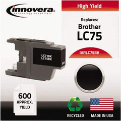 innovera - Black Inkjet Printer Cartridge - Use with Brother MFC-J6510DW, MFC-J6710DW, MFC-J6910DW, MFC-J825DW, MFC-J835DW - USA Tool & Supply