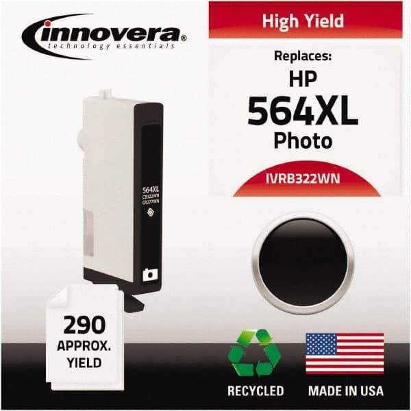 innovera - Inkjet Printer Cartridge - Use with HP Photosmart 5510, 5514, 6510, B8550, B8553, B8558, C6340, C6350, C6380, C6383, D5460, D7560, HP Photosmart Plus B209A, B209B, B209C, Premium Touchsmart C309, C309n, C310, Photosmart Premium Fax All-In-One - USA Tool & Supply