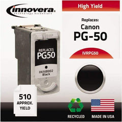 innovera - Black Inkjet Printer Cartridge - Use with Canon FAX-JX200, PIXMA MP150, MP160, MP180, MP450, MP460, MX300, MX310 - USA Tool & Supply