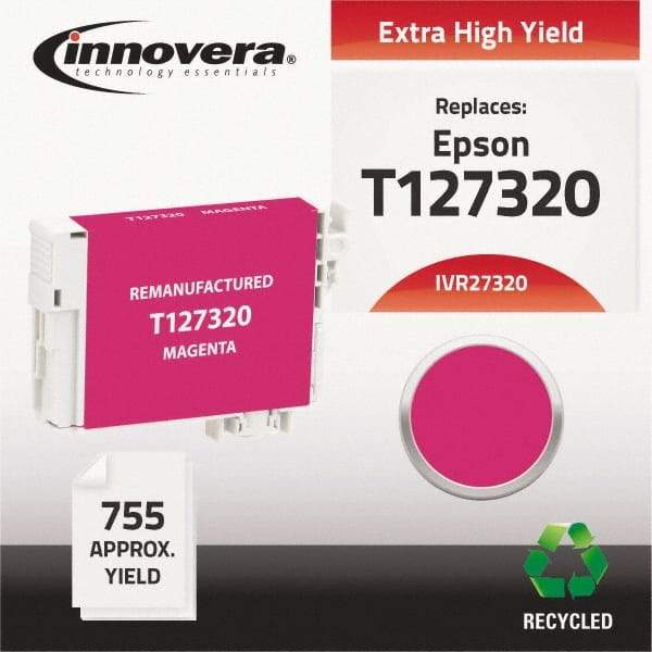 innovera - Magenta Inkjet Printer Cartridge - Use with Epson Stylus NX330, NX430, Workforce 60, 435, 520, 545, 630, 633, 635, 645, 840, 845, 7010, 7510 - USA Tool & Supply