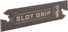 Dorian Tool - 1.0197" Blade Height, 0.0941" Blade Width, 4.3307" OAL, Neutral Cut, Double End Indexable Cut-Off Blade - SGIH Blade - USA Tool & Supply