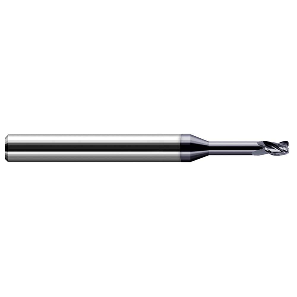 Harvey Tool - Corner Radius & Corner Chamfer End Mills; Mill Diameter (Inch): 1/4 ; Mill Diameter (Decimal Inch): 0.2500 ; End Type: Corner Radius ; Corner Radius (Decimal Inch): 0.0100 ; Number of Flutes: 3 ; Material: Solid Carbide - Exact Industrial Supply