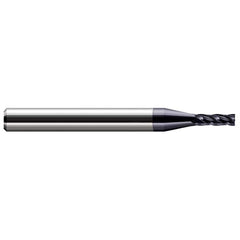 Harvey Tool - 0.09", 0.27" LOC, 1/8" Shank Diam, 1-1/2" OAL, 2 Flute Solid Carbide Square End Mill - Exact Industrial Supply