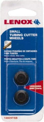 Lenox - Cutter Replacement Cutting Wheel - Use with Lenox Tubing Cutters: 21008, 21009, 14830, 14831, 14832, Cuts Copper - USA Tool & Supply