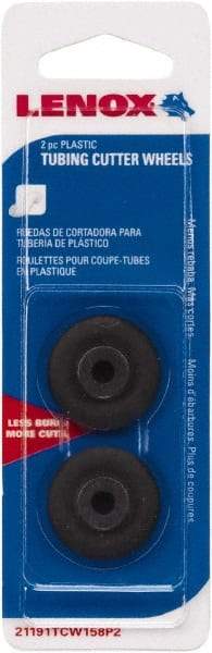 Lenox - Cutter Replacement Cutting Wheel - Use with Lenox Tubing Cutter 21013, Cuts Plastic - USA Tool & Supply