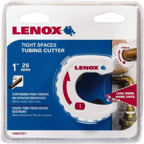 Lenox - 1" Pipe Capacity, Tube Cutter - Cuts Copper - USA Tool & Supply