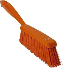 Vikan - 14" OAL, Polyester Staple Set Bench Brush - 2" Bristle Length, 6-3/8" Long Head, Orange - USA Tool & Supply