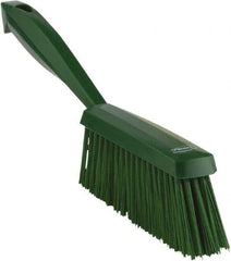 Vikan - 14" OAL, Polyester Staple Set Bench Brush - 2" Bristle Length, 6-3/8" Long Head, Green - USA Tool & Supply