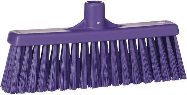 Vikan - 5-5/8" OAL Polyester Bristle Lobby Broom - 3" Bristle Length, 11" Wide - USA Tool & Supply