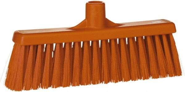 Vikan - 5-5/8" OAL Polyester Bristle Lobby Broom - 3" Bristle Length, 11" Wide - USA Tool & Supply