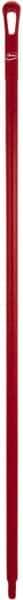 Vikan - 59 x 1-1/4" Polypropylene Squeegee Handle - European Threaded Connection, Red - USA Tool & Supply