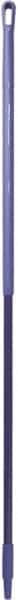 Vikan - 59 x 1-1/4" Fiberglass Squeegee Handle - European Threaded Connection, Purple - USA Tool & Supply