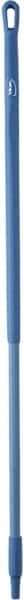 Vikan - 51 x 1-1/4" Fiberglass Squeegee Handle - European Threaded Connection, Blue - USA Tool & Supply