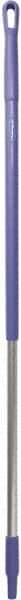 Vikan - 51 x 1-1/4" Aluminum Squeegee Handle - European Threaded Connection, Purple - USA Tool & Supply