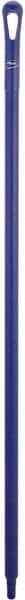 Vikan - 51 x 1-1/4" Polypropylene Squeegee Handle - European Threaded Connection, Purple - USA Tool & Supply