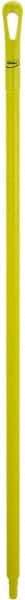 Vikan - 51 x 1-1/4" Polypropylene Squeegee Handle - European Threaded Connection, Yellow - USA Tool & Supply