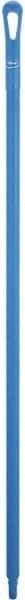 Vikan - 51 x 1-1/4" Polypropylene Squeegee Handle - European Threaded Connection, Blue - USA Tool & Supply