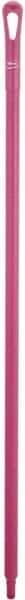 Vikan - 51 x 1-1/4" Polypropylene Squeegee Handle - European Threaded Connection, Pink - USA Tool & Supply