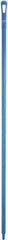 Vikan - 67 x 1-19/64" Polypropylene Squeegee Handle - European Threaded Connection, Blue - USA Tool & Supply